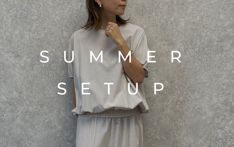 暑い夏に楽してこなれる コットンセットアップ Euclaid エウクレイド